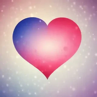 blurry heart wallpaper