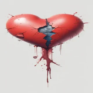 broken heart transparent