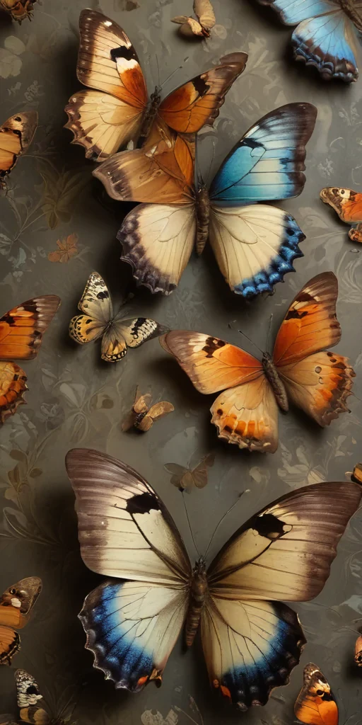 butterfly wall paper