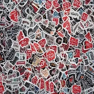 sticker texture