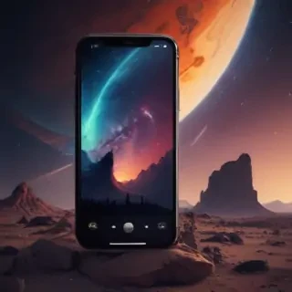 iphone space wallpaper