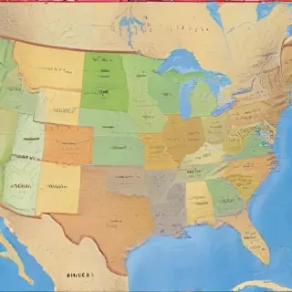 map of united states of america