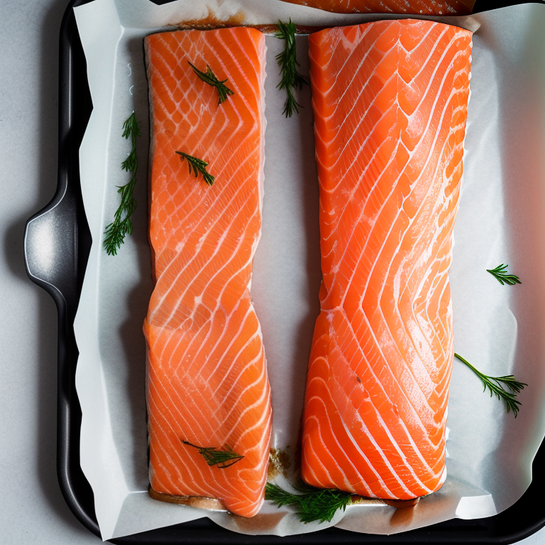 air fry frozen salmon fillet