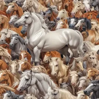 horses cartoon