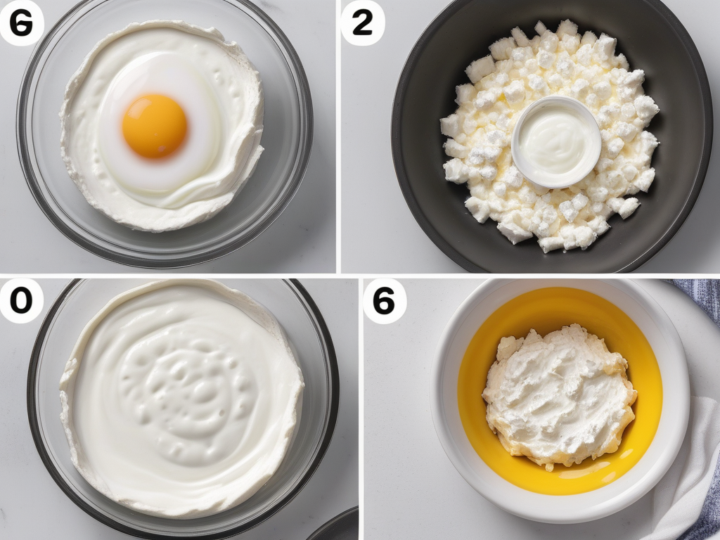 egg whites and cottage cheese