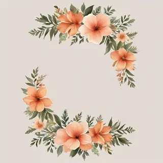 floral border png