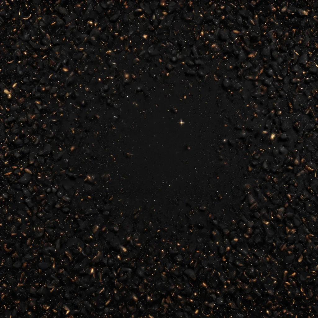 black background glitter