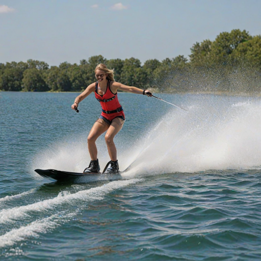 water skiing