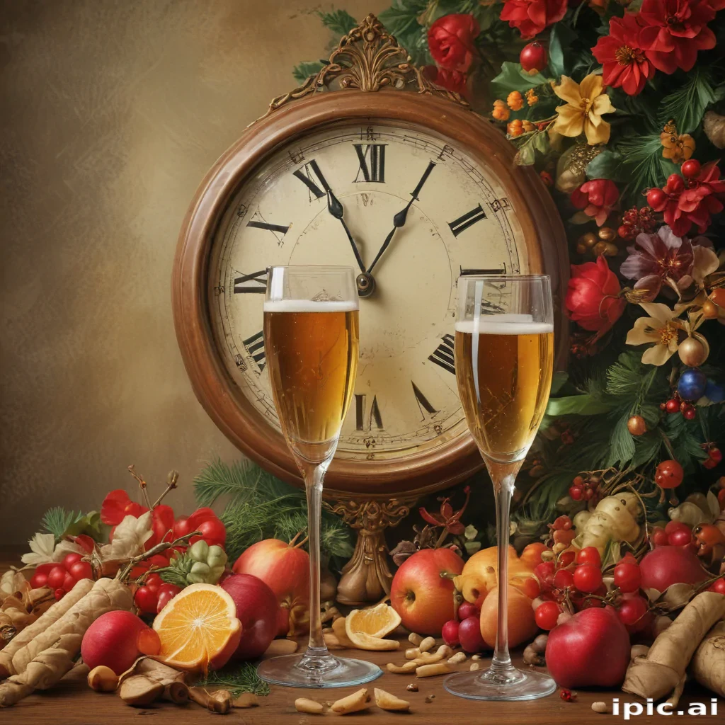 vintage new years images
