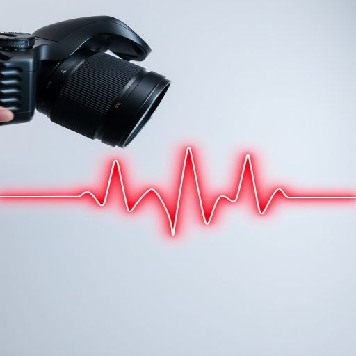 Create a highly detailed illustration of a red heartbeat line on a transparent background, using a professional DSLR camera with a 50mm lens, f/2.8 aperture, 1/250s shutter speed, natural lighting, and a straight-on view.