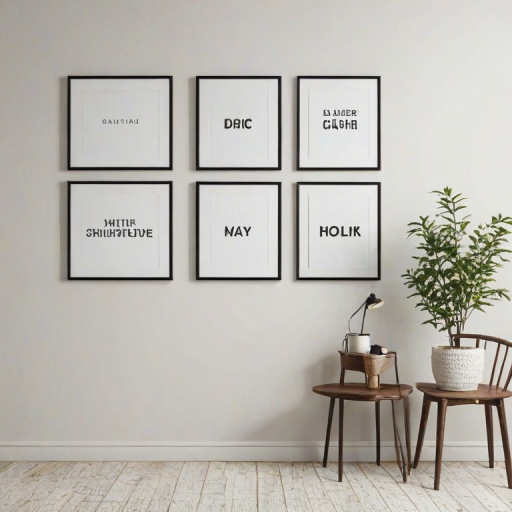 gallery wall mockup