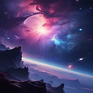 space wallpaper aesthetic