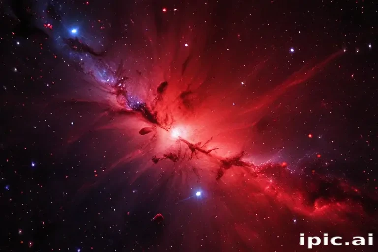 galaxy red wallpaper