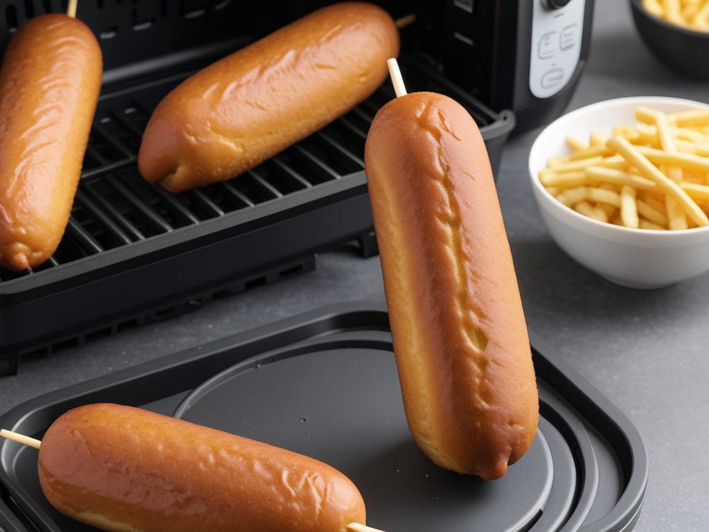 corndog in the air fryer