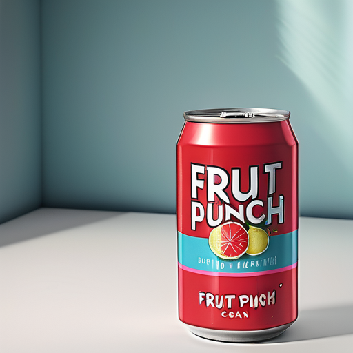 fruit punch in a can