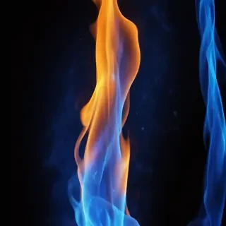 blue flame background