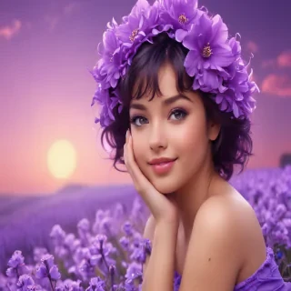 cute purple wallpaper