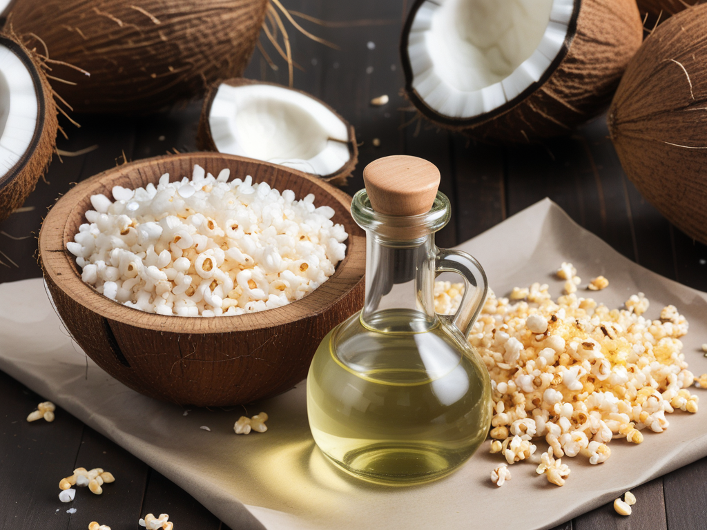 coconut oil for popping corn