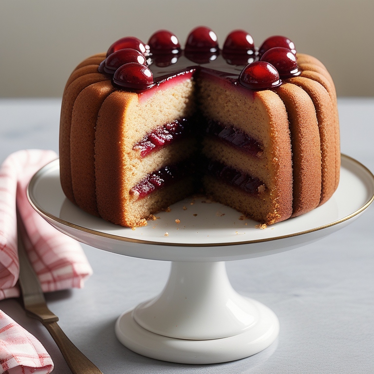 recipe for a jam cake