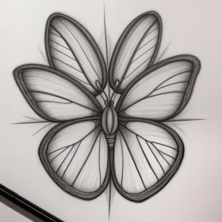 buttergly drawing