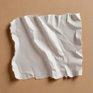 torn paper transparent