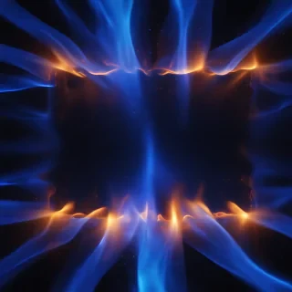 blue flame background