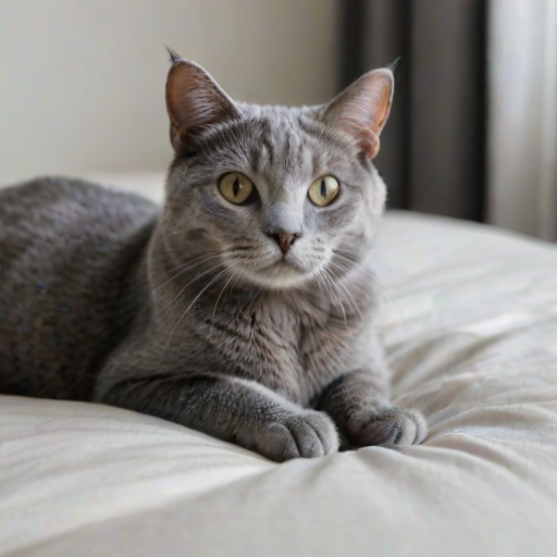 grey cat
