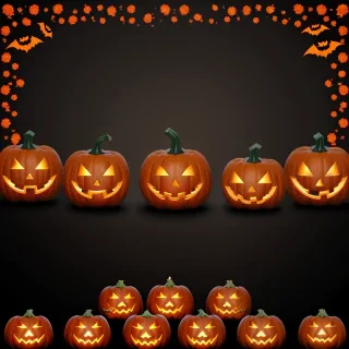 halloween pumpkin background