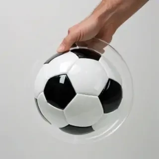 transparent football