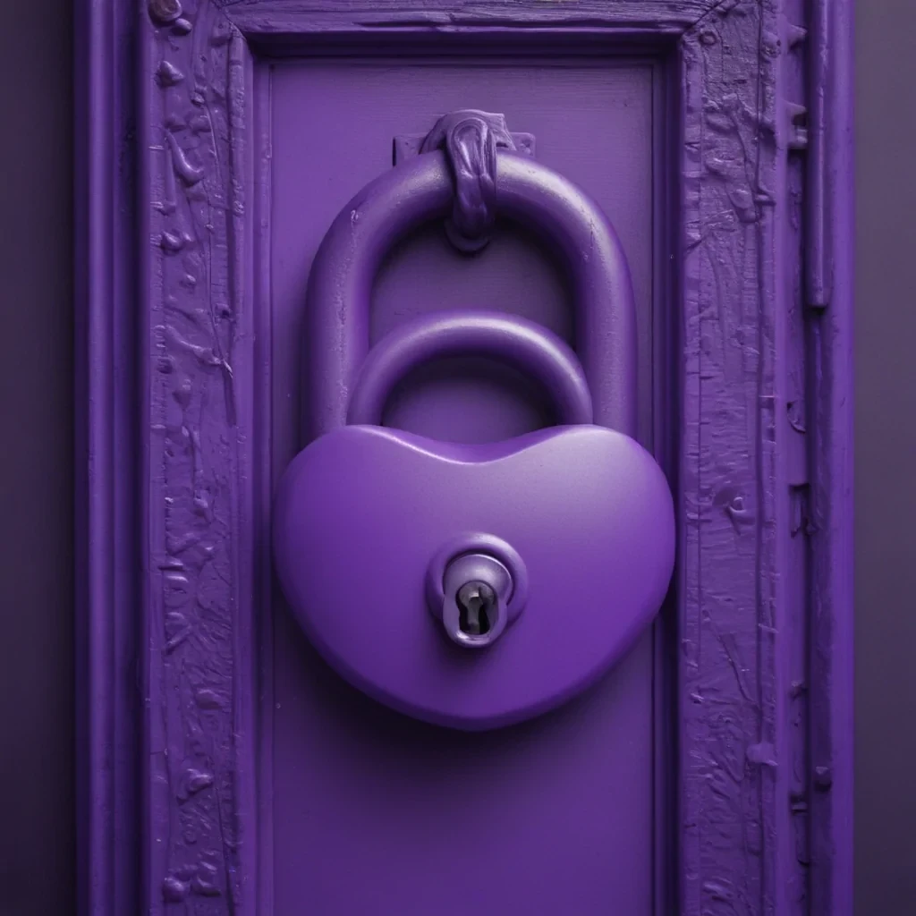 purple lock screen
