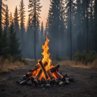 camp fire png