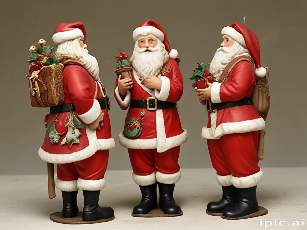 images of vintage santa