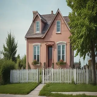 background of a house
