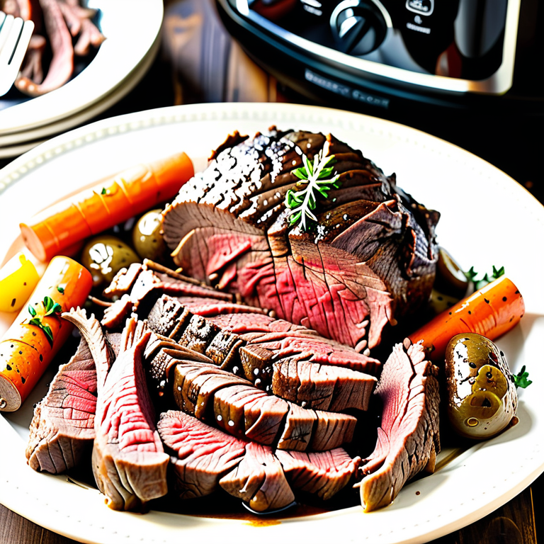 slow cooker beef top sirloin roast