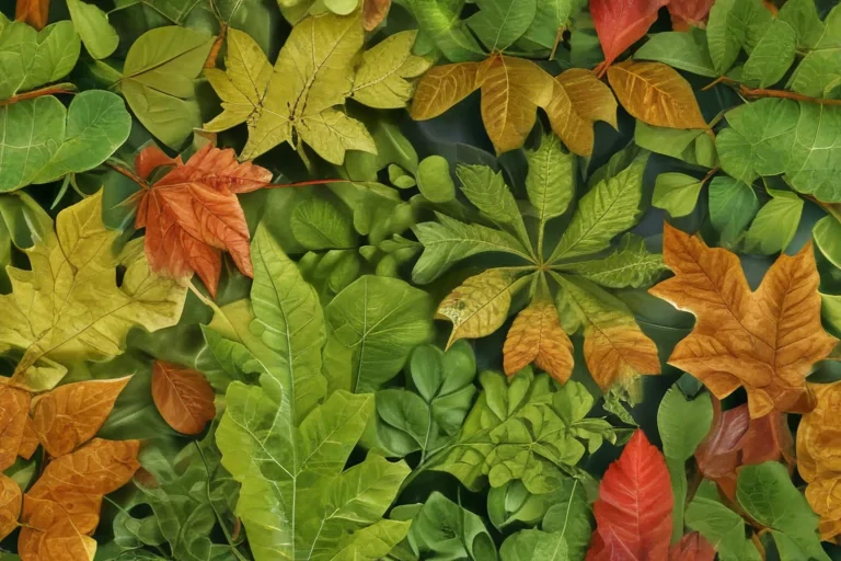 leaves transparent