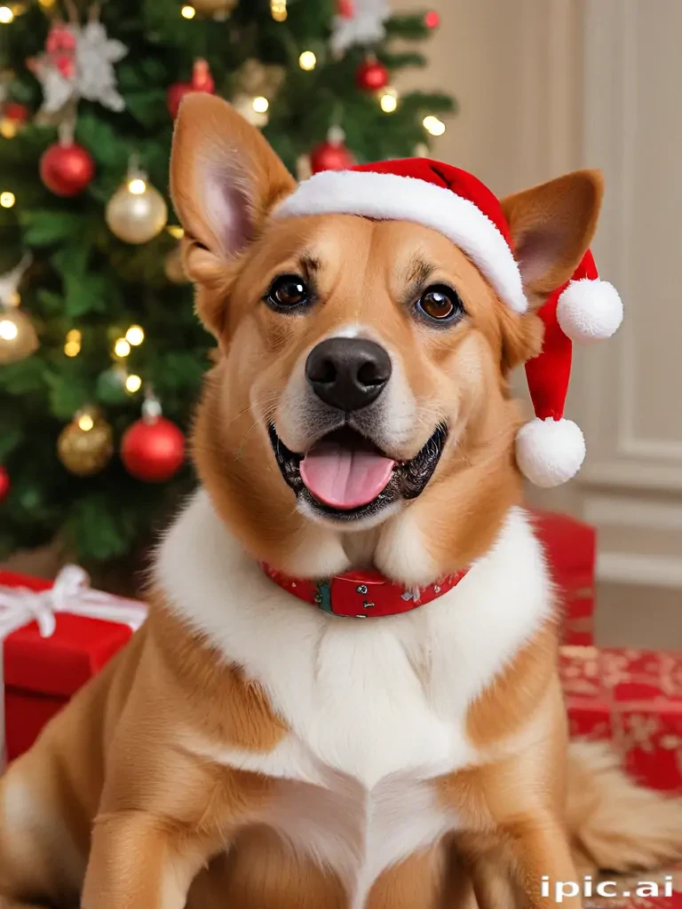 christmas dog photos