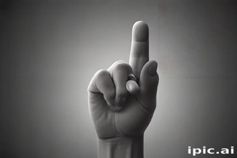 middle finger background