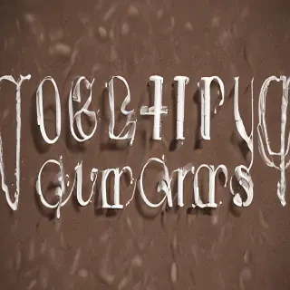 j en cursiva