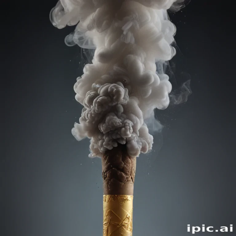 smoke no background