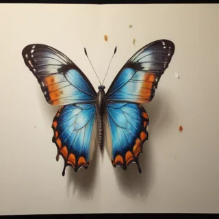 butterflies sketches
