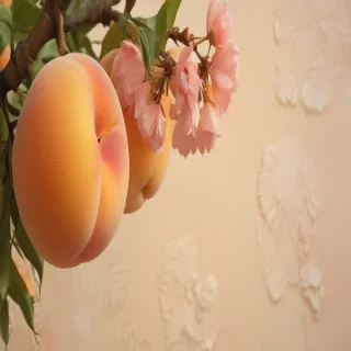 peach background wallpaper