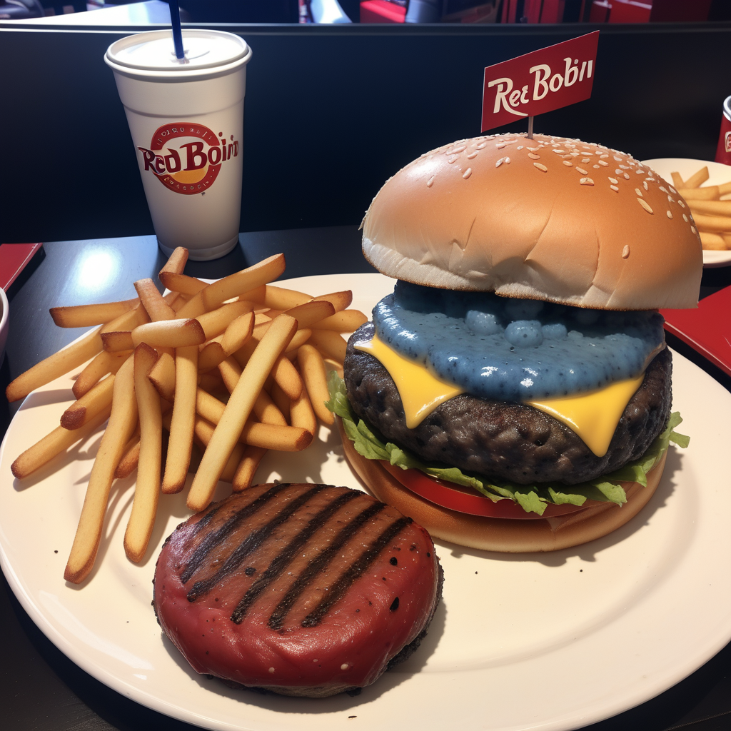 black and bleu burger red robin
