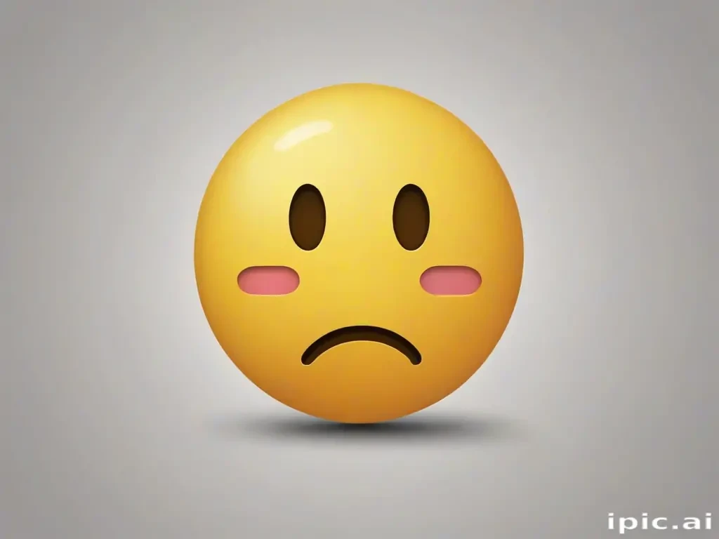 sad face emoji png