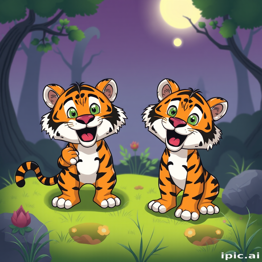 cartoon tigers