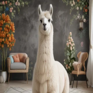cute llama wallpaper