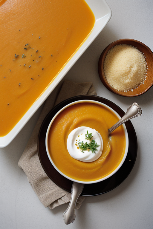what goes with butternut squash soup