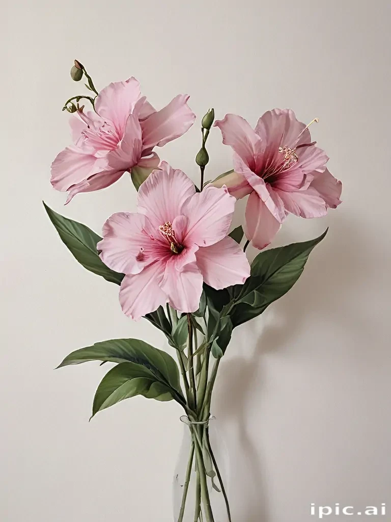 aesthetic flower painting