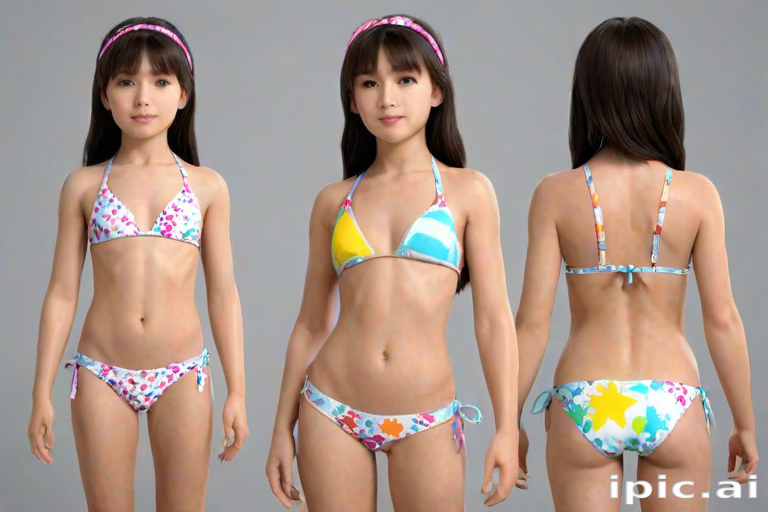 ai little girl bikini