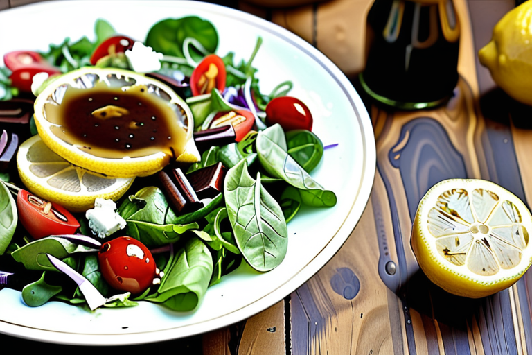 lemon and balsamic salad dressing
