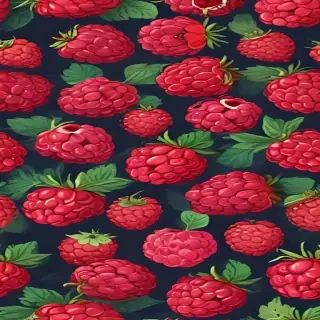 cartoon raspberry